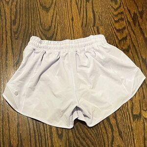Lululemon Hotty Hot Low-Rise Shorts in Serene Blue, Size 4